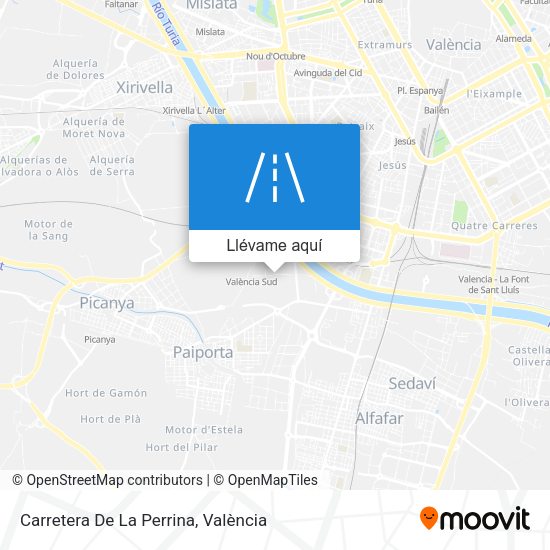Mapa Carretera De La Perrina