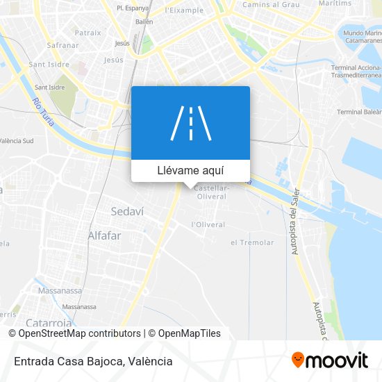 Mapa Entrada Casa Bajoca