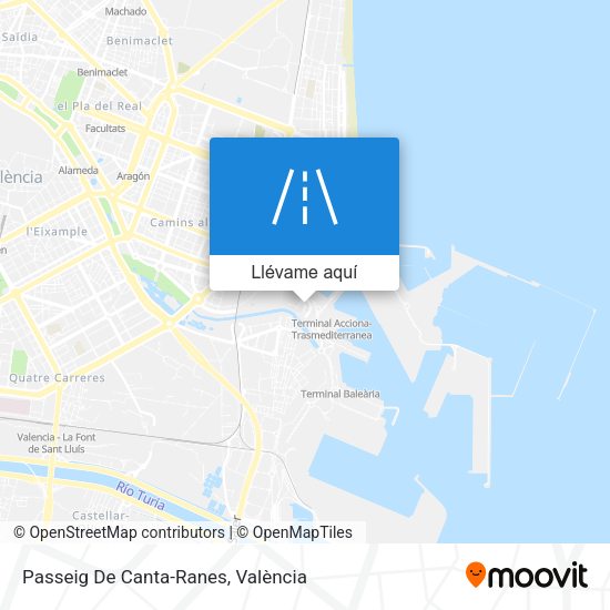 Mapa Passeig De Canta-Ranes