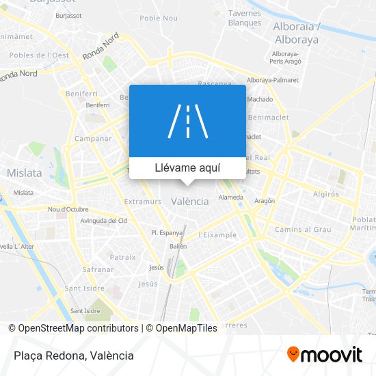 Mapa Plaça Redona