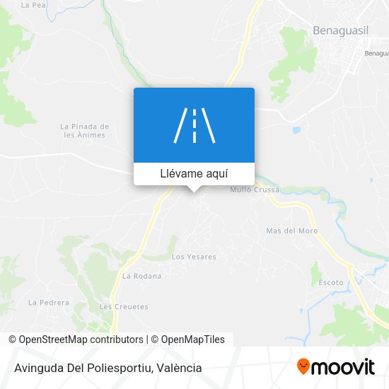 Mapa Avinguda Del Poliesportiu