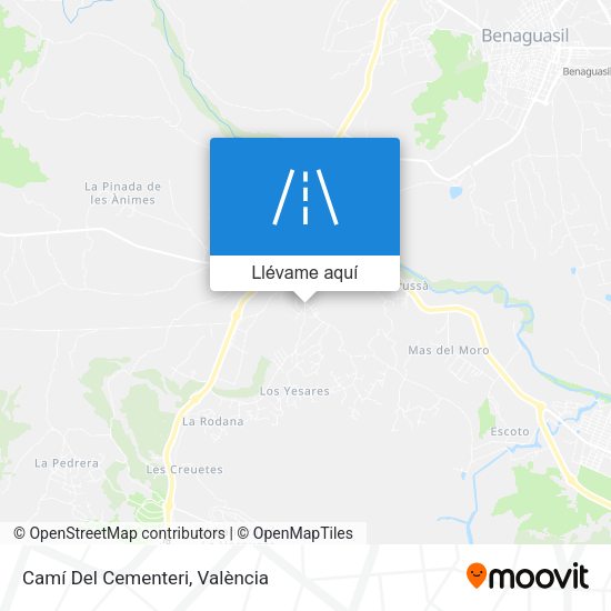 Mapa Camí Del Cementeri