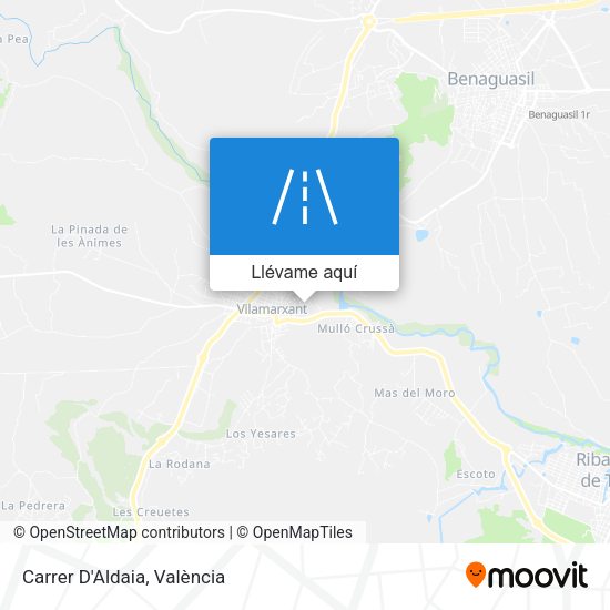 Mapa Carrer D'Aldaia