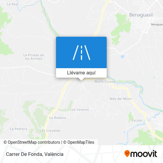 Mapa Carrer De Fonda