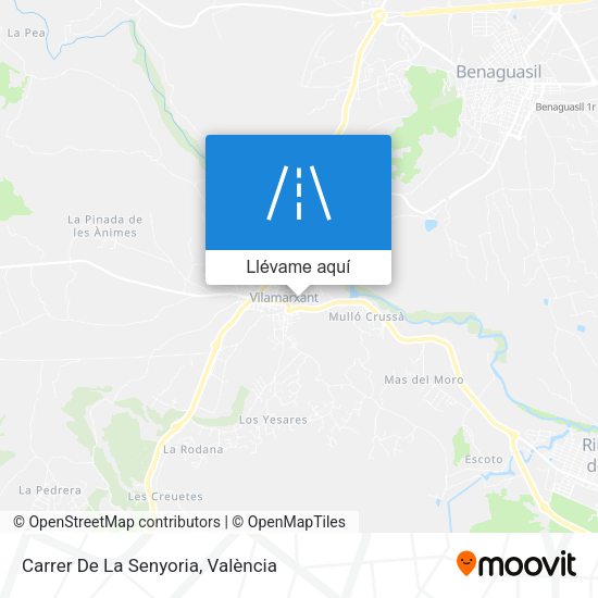 Mapa Carrer De La Senyoria