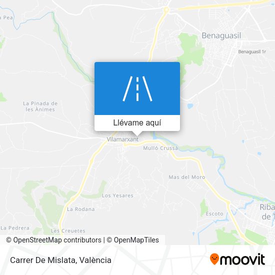 Mapa Carrer De Mislata