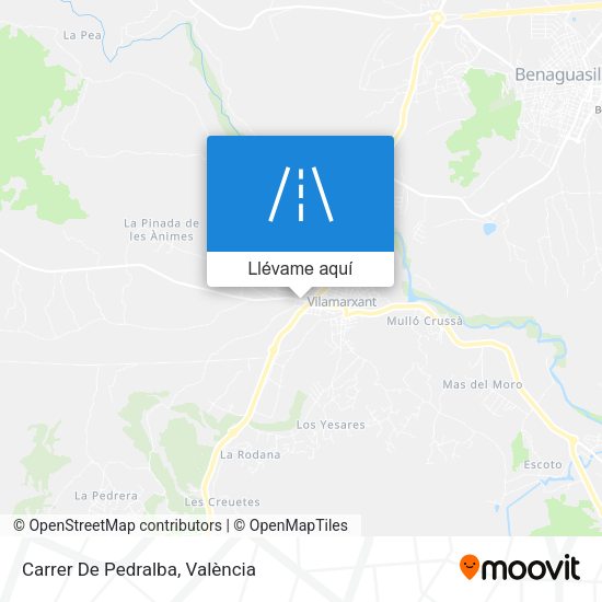 Mapa Carrer De Pedralba