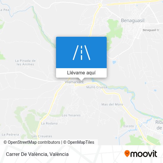 Mapa Carrer De València