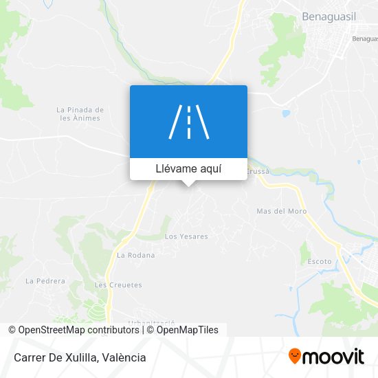Mapa Carrer De Xulilla