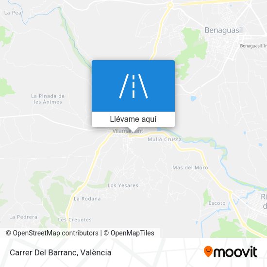 Mapa Carrer Del Barranc