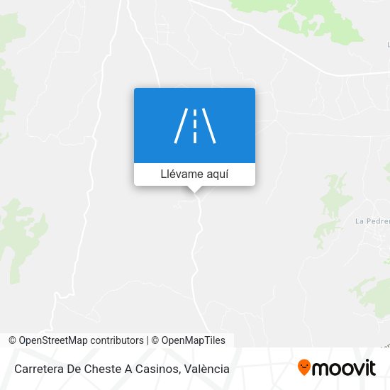 Mapa Carretera De Cheste A Casinos