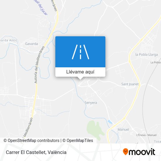 Mapa Carrer El Castellet