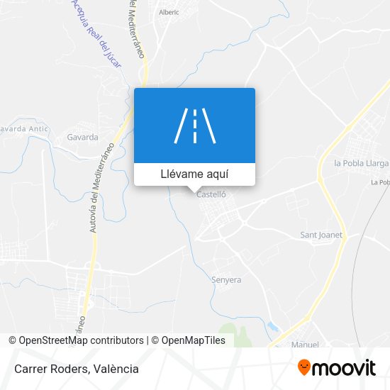 Mapa Carrer Roders