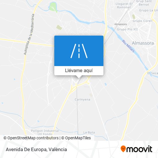 Mapa Avenida De Europa