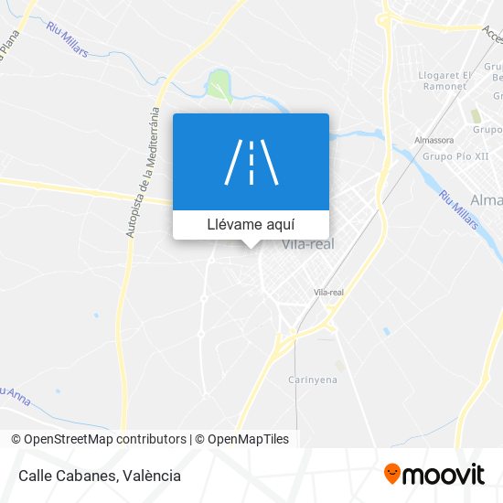 Mapa Calle Cabanes