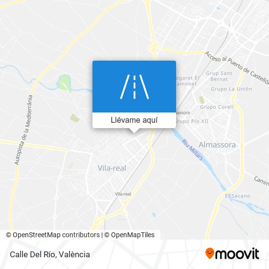 Mapa Calle Del Río