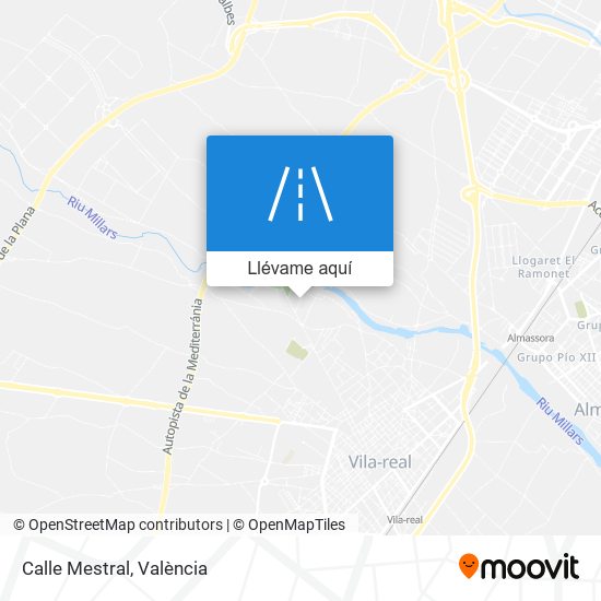 Mapa Calle Mestral