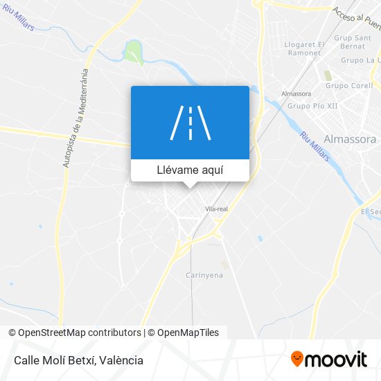 Mapa Calle Molí Betxí
