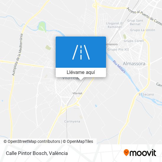 Mapa Calle Pintor Bosch