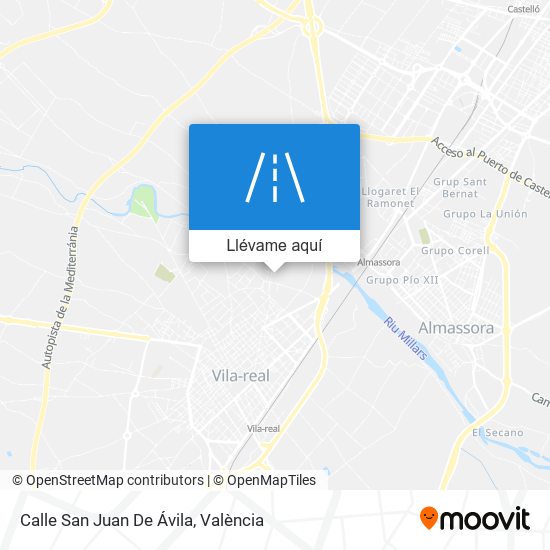 Mapa Calle San Juan De Ávila