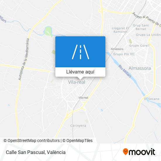 Mapa Calle San Pascual