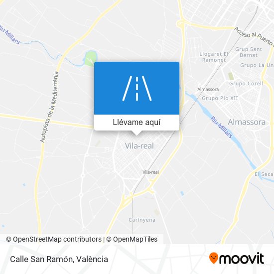 Mapa Calle San Ramón