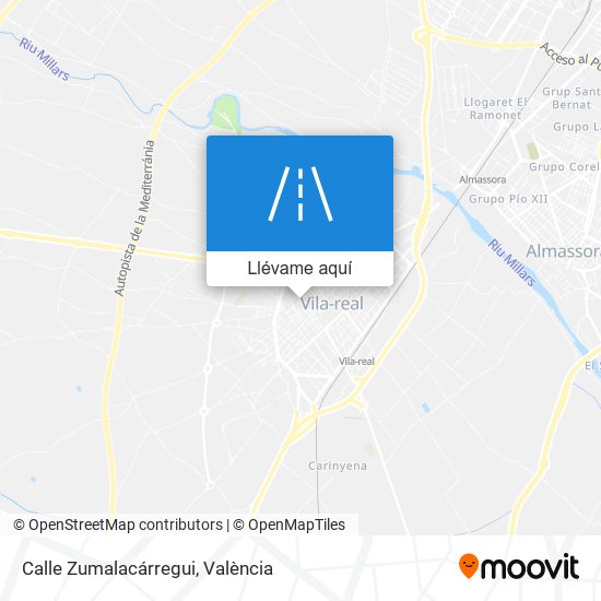 Mapa Calle Zumalacárregui