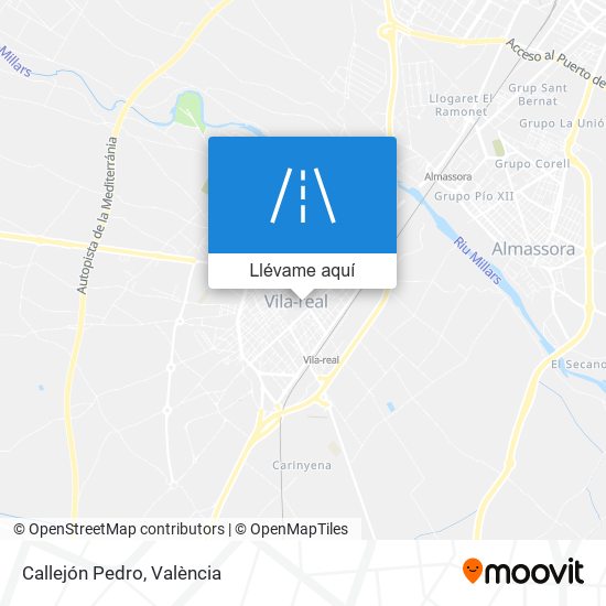 Mapa Callejón Pedro