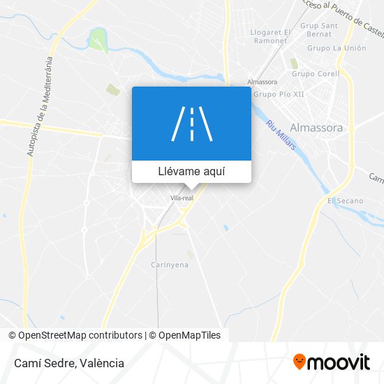 Mapa Camí Sedre