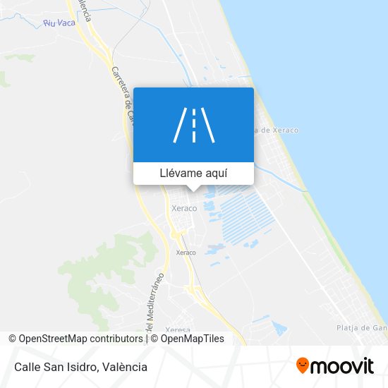 Mapa Calle San Isidro