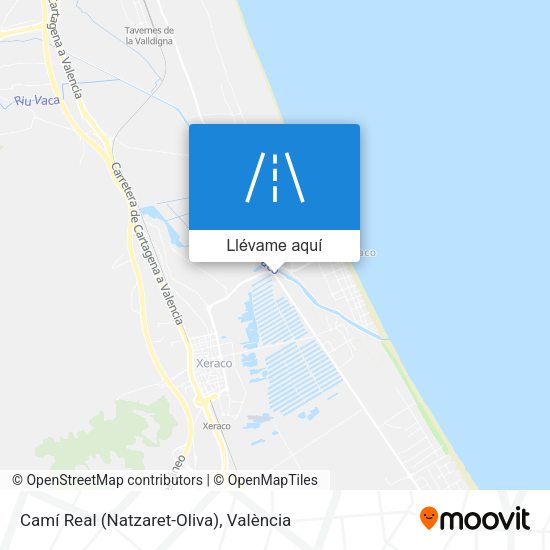 Mapa Camí Real (Natzaret-Oliva)