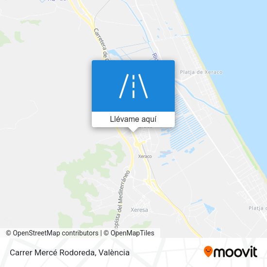 Mapa Carrer Mercé Rodoreda