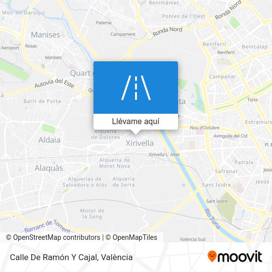 Mapa Calle De Ramón Y Cajal