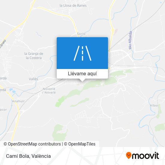 Mapa Camí Bola