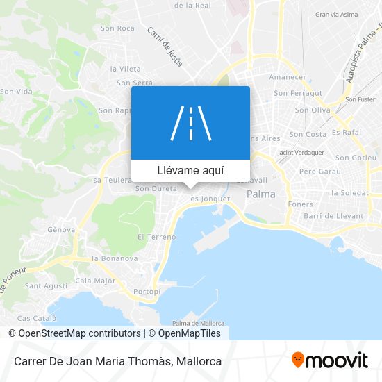 Mapa Carrer De Joan Maria Thomàs