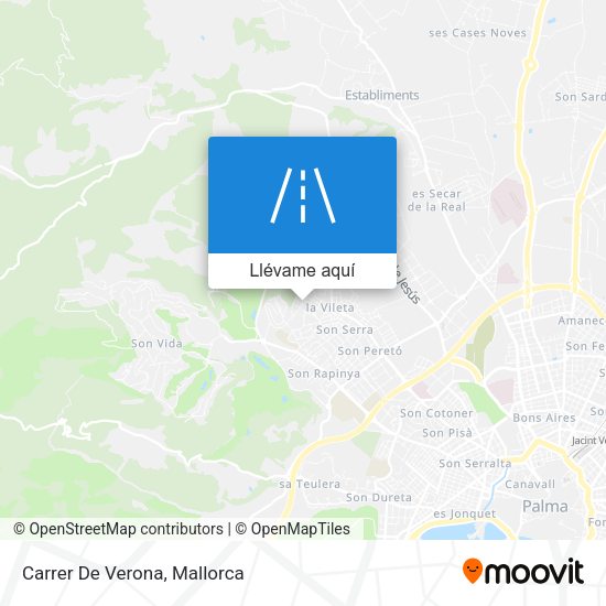 Mapa Carrer De Verona