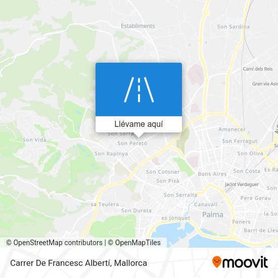 Mapa Carrer De Francesc Albertí