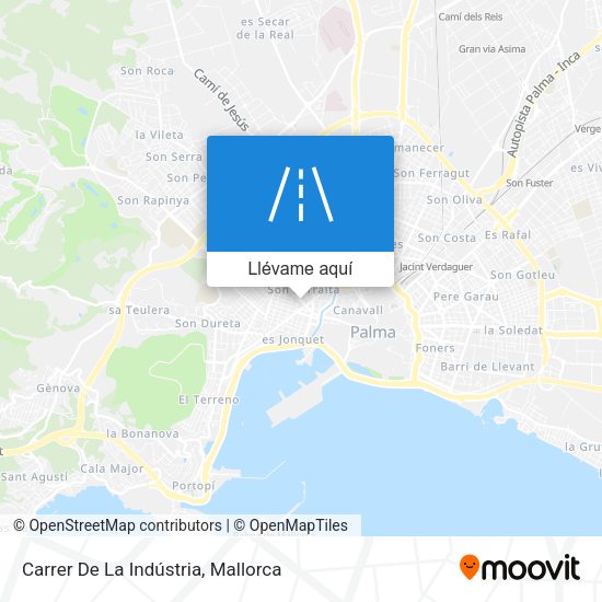 Mapa Carrer De La Indústria