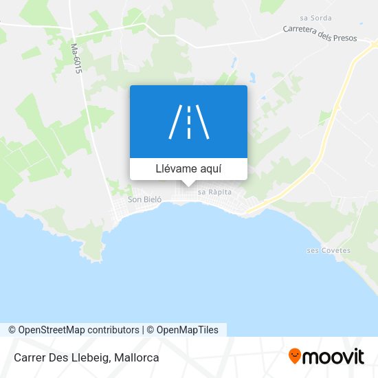 Mapa Carrer Des Llebeig