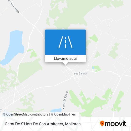 Mapa Camí De S'Hort De Cas Amitgers