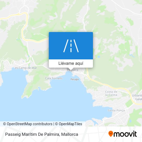 Mapa Passeig Marítim De Palmira