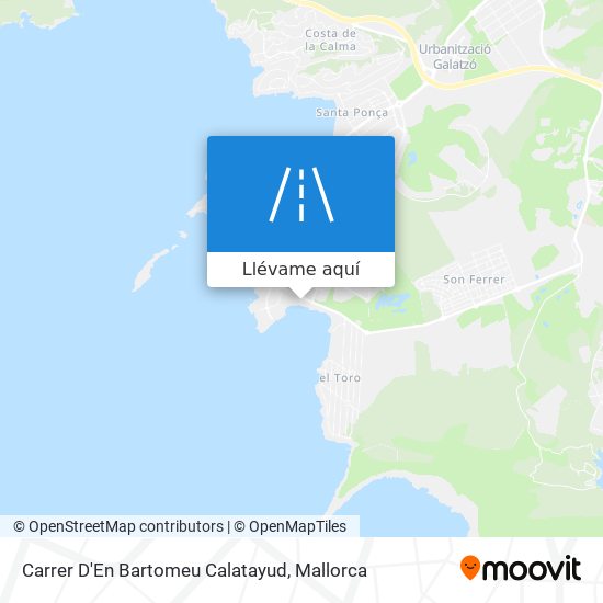 Mapa Carrer D'En Bartomeu Calatayud