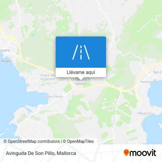 Mapa Avinguda De Son Pillo