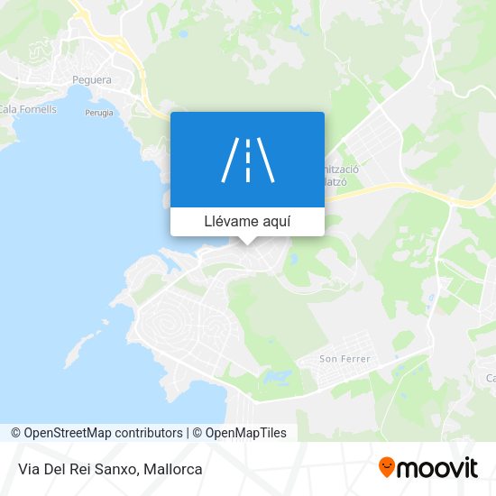 Mapa Via Del Rei Sanxo