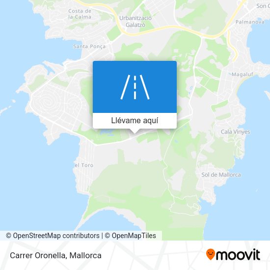Mapa Carrer Oronella