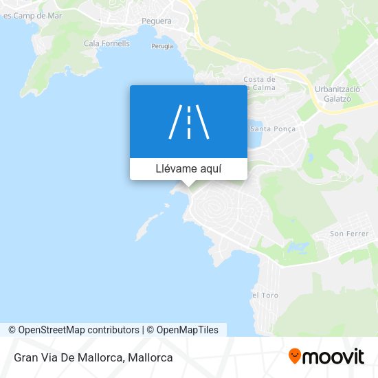 Mapa Gran Via De Mallorca
