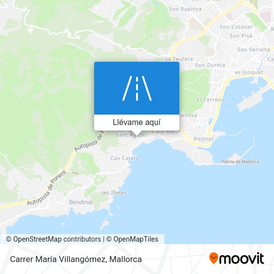Mapa Carrer María Villangómez