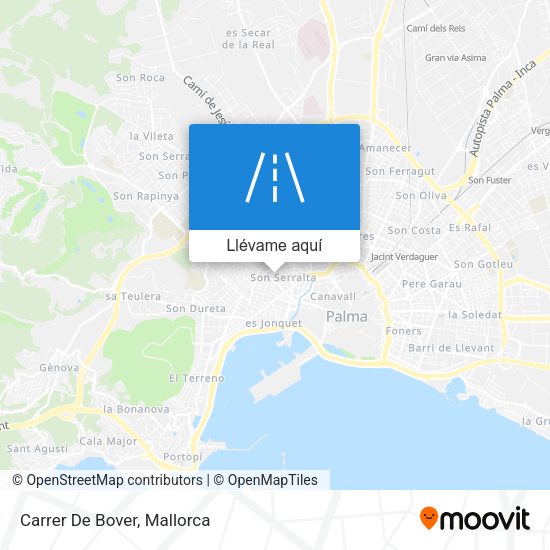 Mapa Carrer De Bover