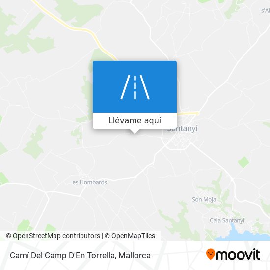 Mapa Camí Del Camp D'En Torrella