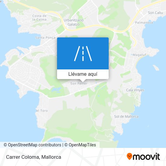Mapa Carrer Coloma
